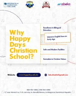 Choosing the right school shapes a child’s future — and at Happy Days Christian School, every step is guided with excellence, purpose, and heart. 💙✨ Here, students grow in a safe environment, develop strong bilingual skills, and build values that will accompany them throughout life. A brighter future begins with the right foundation… and that foundation starts here. 🌟📘 Visit our website and discover why HDCS is the perfect place for your child to learn, grow, and shine. ———————————————————————————— Elegir el colegio adecuado transforma el futuro de un niño — y en Happy Days Christian School cada paso se forma con excelencia, propósito y corazón. 💙✨ Aquí, los estudiantes crecen en un ambiente seguro, fortalecen sus habilidades bilingües y desarrollan valores que los acompañarán siempre. Un futuro brillante comienza con una base sólida… y esa base empieza aquí. 🌟📘 Visita nuestra página web y descubre por qué HDCS es el lugar ideal para que tu hijo aprenda, crezca y brille. #HappyDaysChristianSchool #HDCS #BilingualEducation #ChristianEducation #SafeSchool #ModernCampus #LearningWithPurpose #EducaciónBilingüe #ColegioCristiano #AprenderConValores #FormaciónIntegral #EducaciónDeCalidad #BilingualKids #FutureLeaders #HDCS2025 #Abeka #PensacolaChristianCollege
