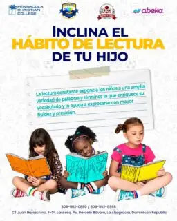 📚💛 Un buen libro puede cambiar un día… y poco a poco, toda una vida. Cada vez que lees con tu hijo, su imaginación se despierta, su vocabulario crece y su mente aprende a pensar con más claridad. Convertir la lectura en un momento diario —antes de dormir, después de clases o en familia los fines de semana— es uno de los mejores regalos que podemos darles: tiempo, atención y palabras que dejan huella. ✨ ⸻————————————————————————— 📚💛 A good book can change a day… and little by little, an entire life. Every time you read with your child, their imagination wakes up, their vocabulary grows, and their mind learns to think more clearly. Turning reading into a daily moment—before bedtime, after school or as a family on weekends—is one of the best gifts we can give them: time, attention, and words that leave a mark. ✨ #HábitosDeLectura #AmorPorLosLibros #LecturaInfantil #AprenderEsEmocionante #EducaciónCristiana #FormaciónIntegral #HappyDaysChristianSchool #HDCS2025 #ReadingHabits #LoveForReading #KidsWhoRead #BilingualEducation #JoyOfLearning